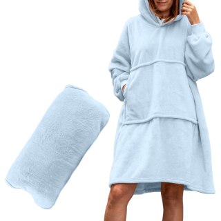 Bluzair Koco Bluza Oversize z Kapturem Polska 4w1