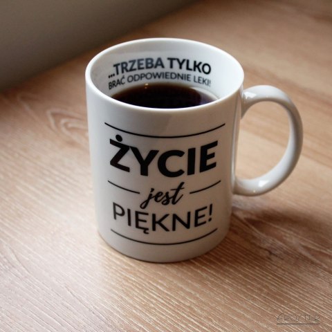 Kubek Życie jest piękne