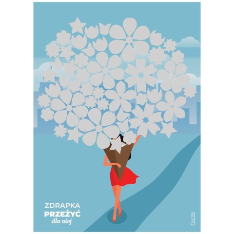 Zdrapka Przeżyć dla Niej dziewczyny plakat prezent